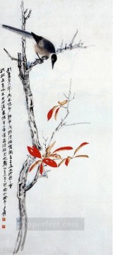 Chino Painting - Chang dai chien pájaro en el árbol chino tradicional